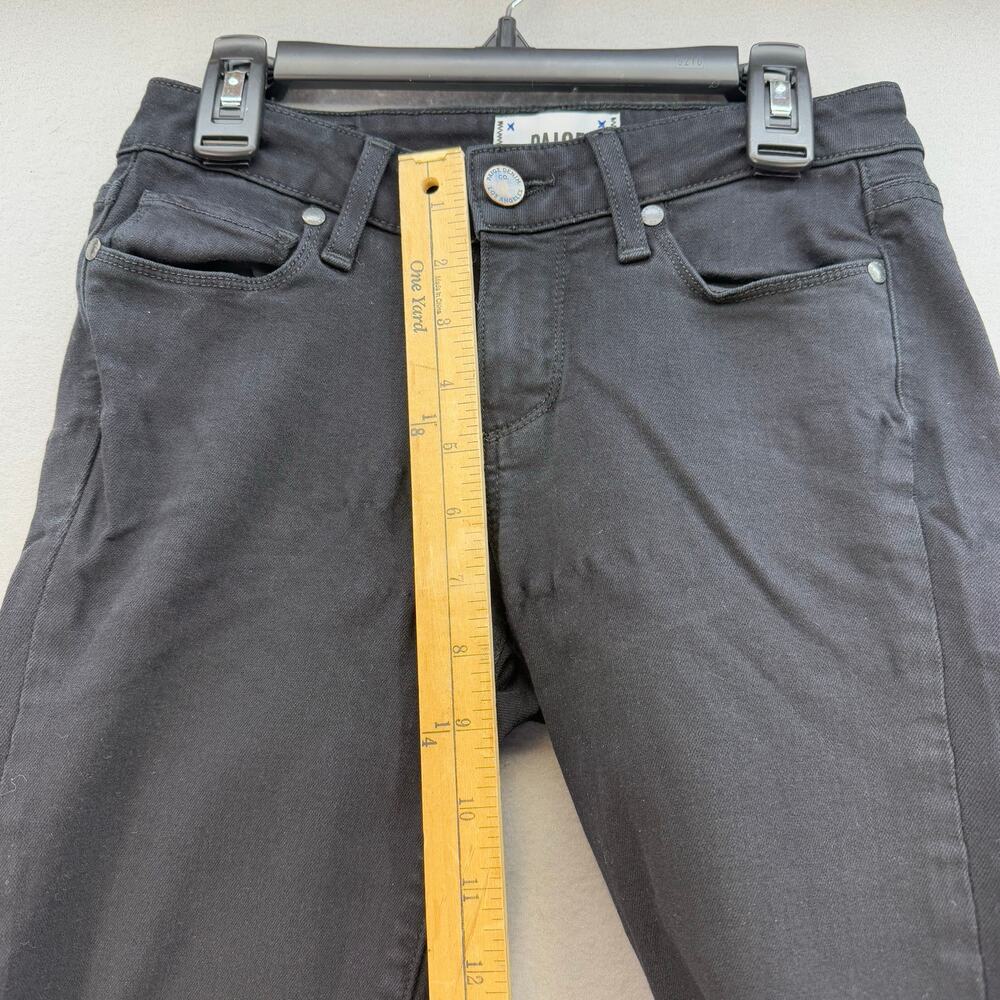 Paige Jeans Women's 24 (0) Black Verdugo Ultra Skinny Preppy Normcore Skater - Picture 14 of 16